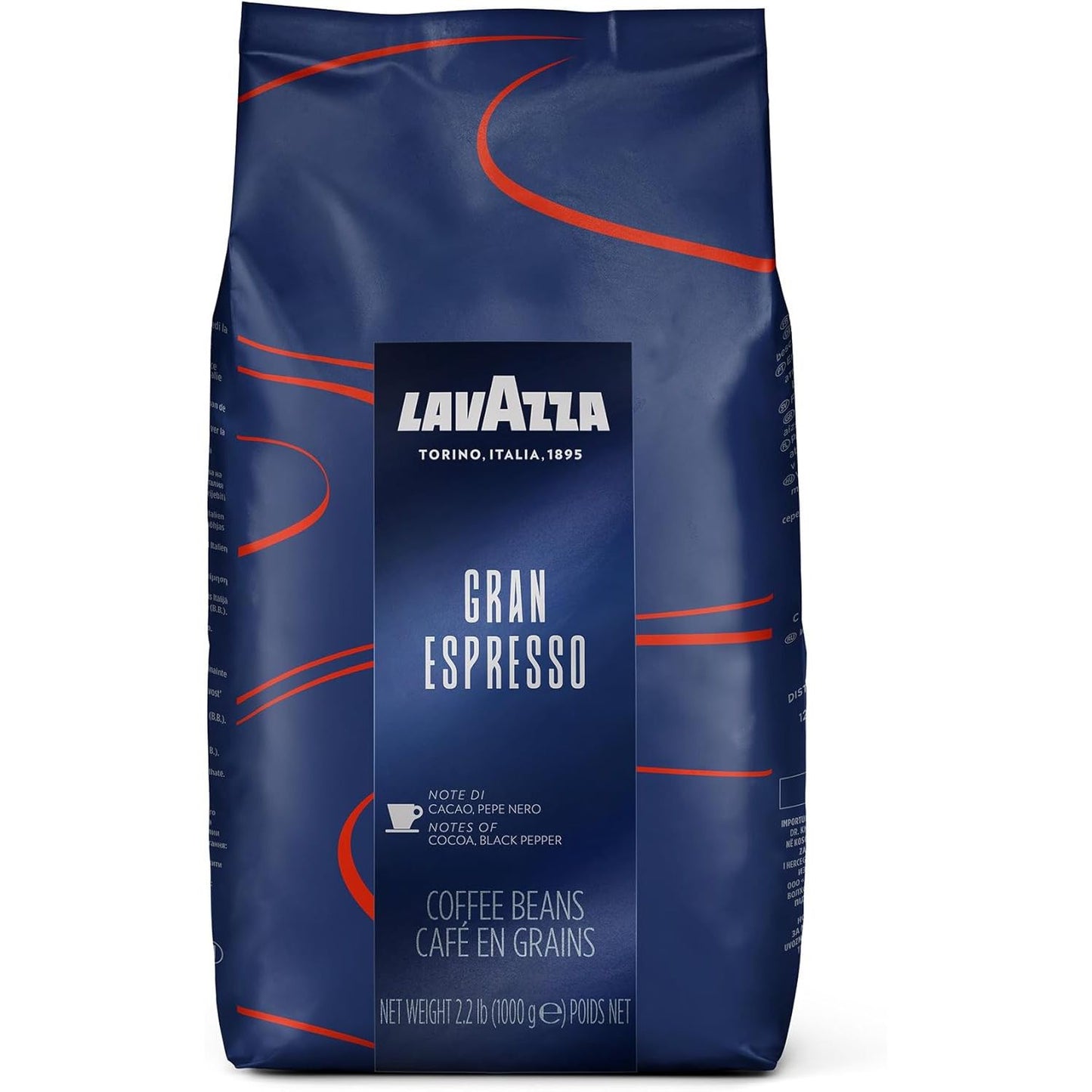 Lavazza Gran Espresso Whole Bean Coffee (1kg)