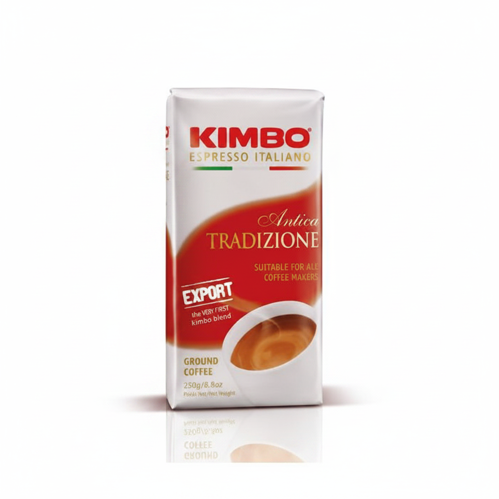 Kimbo Antica Tradizione ground coffee 250g pack, medium roast