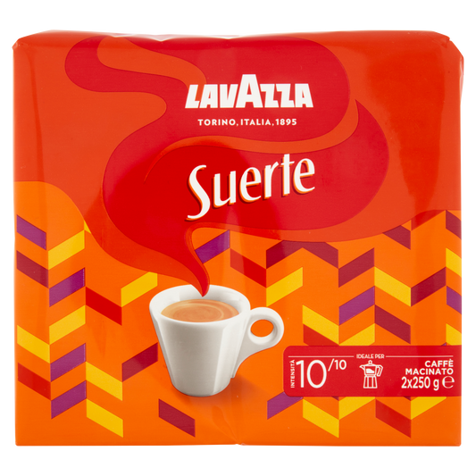 Lavazza Suerte 2 x 250g (500g) pack, GROUND COFFEE