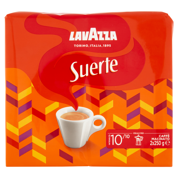 Lavazza Suerte 2 x 250g (500g) pack, GROUND COFFEE